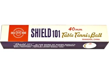 Shield table tennis balls 6 pcs. White