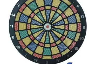 Plastic dart board 35 cm + 6 darts EB000837 / BT26904