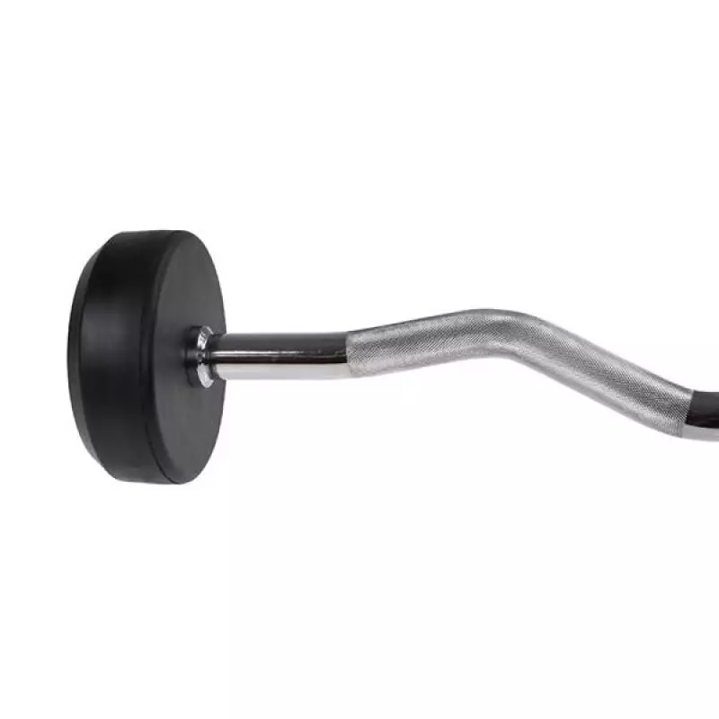 Barbell / Fixed neck Rubberized GSL-40 40 KG HMS