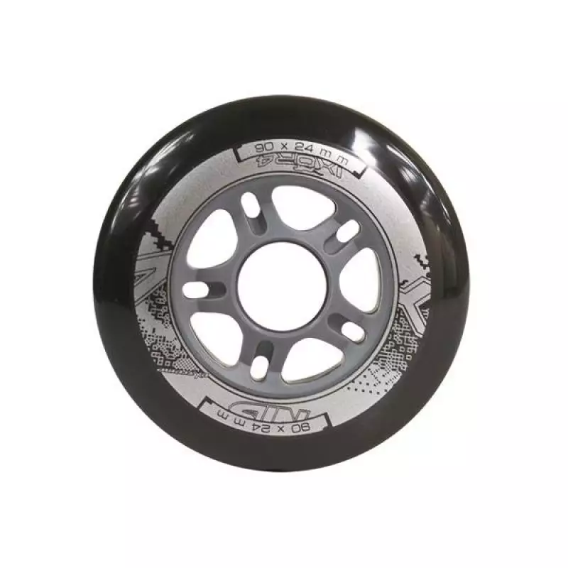 Black NILS EXTREME PU wheels 90×24 82A 16-30-006A