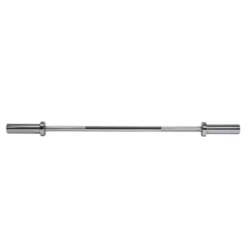 Olympic straight bar 120cm with clamps lock jaw blac GOL160