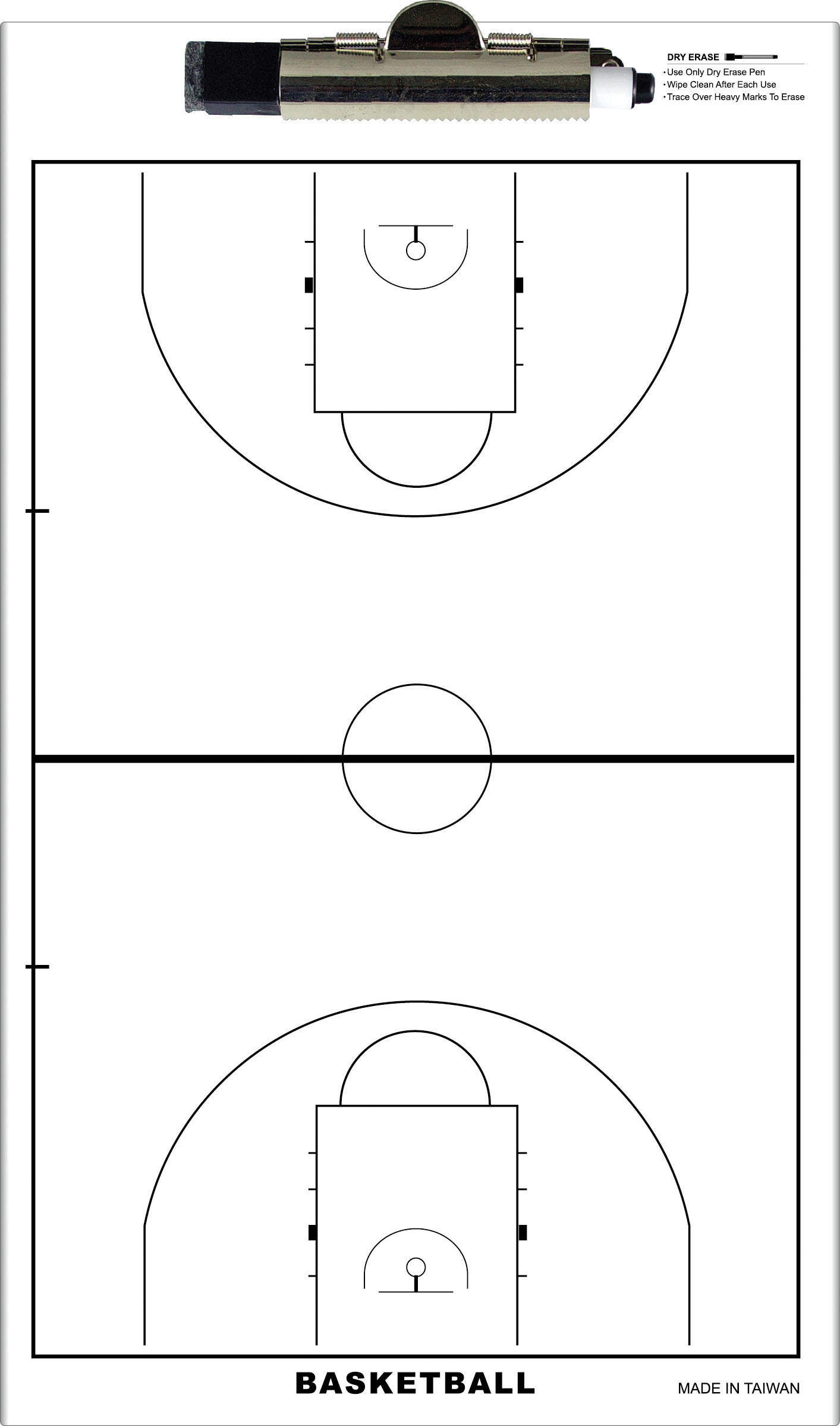 Ταμπλό Προπονητή Basket Διπλής Όψης