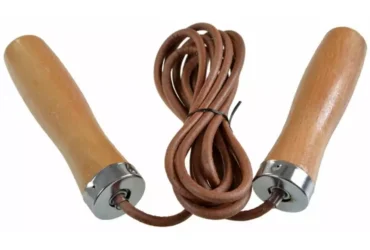 Leather skipping rope PROFIT DROP DK 1019