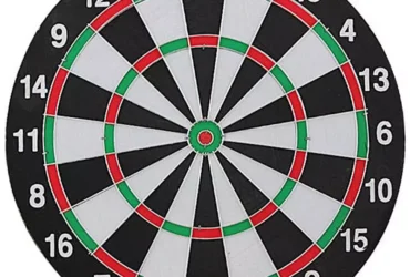 Sisal dart board 30 cm + 6 darts EB030231 / BT171525