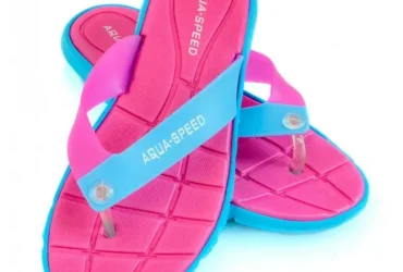Aqua-Speed Bali slippers pink-blue 03 479