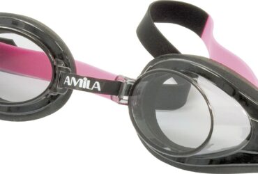Γυαλιά Κολύμβησης AMILA 522AF Ροζ/Μαύρα