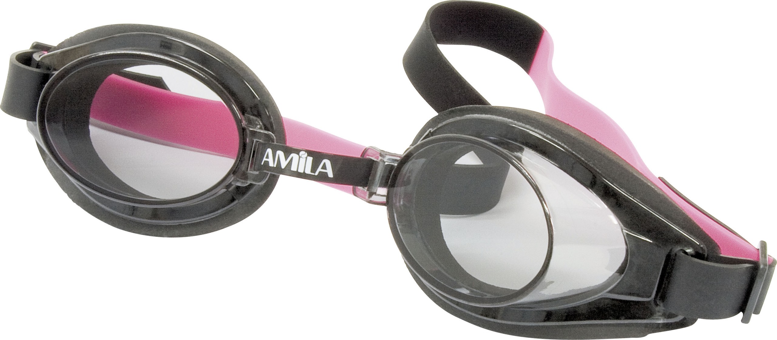 Γυαλιά Κολύμβησης AMILA 522AF Ροζ/Μαύρα