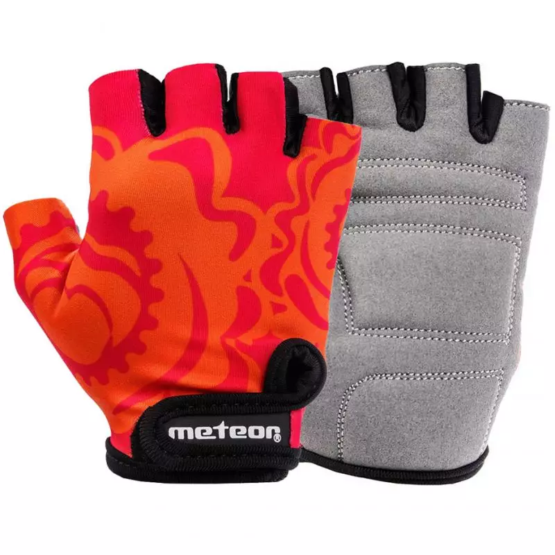 Cycling gloves Meteor Big Flower Jr. 24181-24183