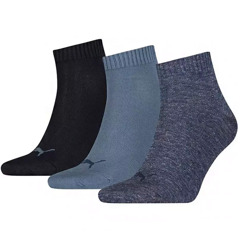 Puma Unisex Quarter Plain Socks 3 pairs 271080001 460