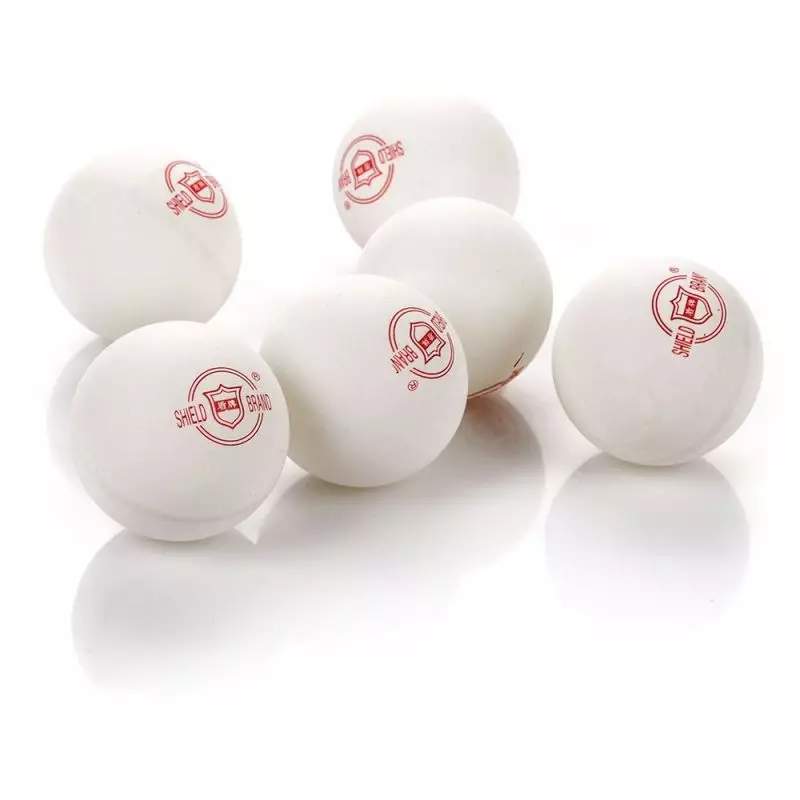 Shield table tennis balls 6 pcs. White