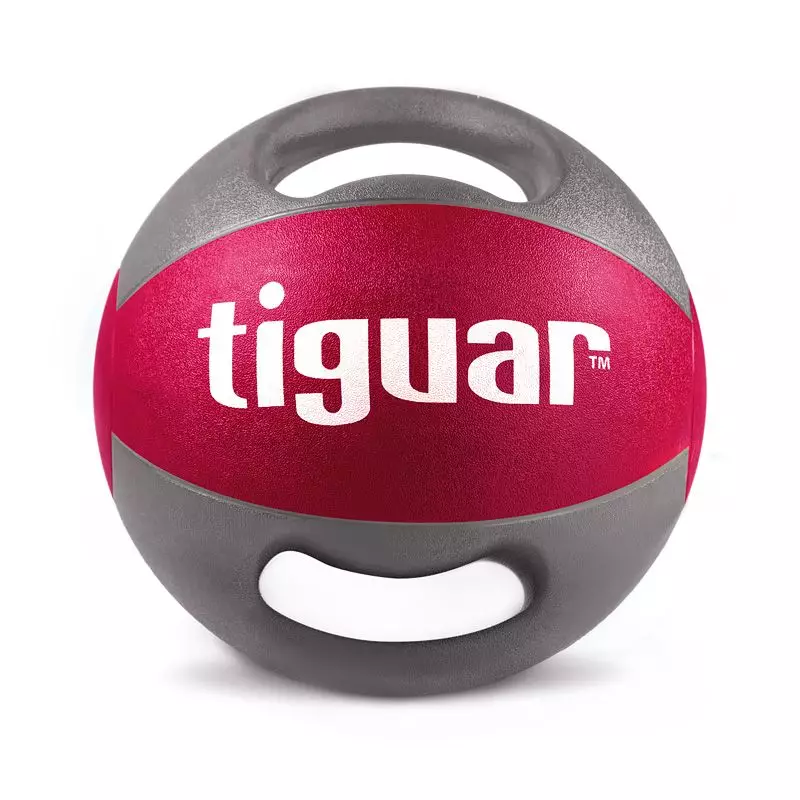 Medicine ball with tiguar handles 9 kg TI-PLU009