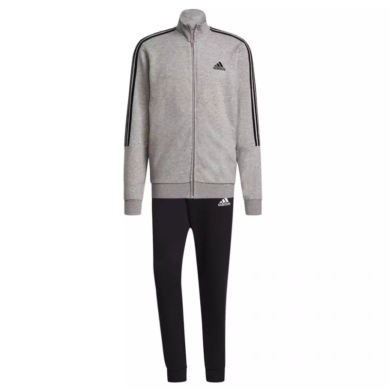 Adidas Essenttials Tracksuit men's tracksuit gray-black GK9975