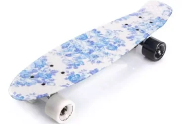 Meteor Flowers White 22608 skateboard