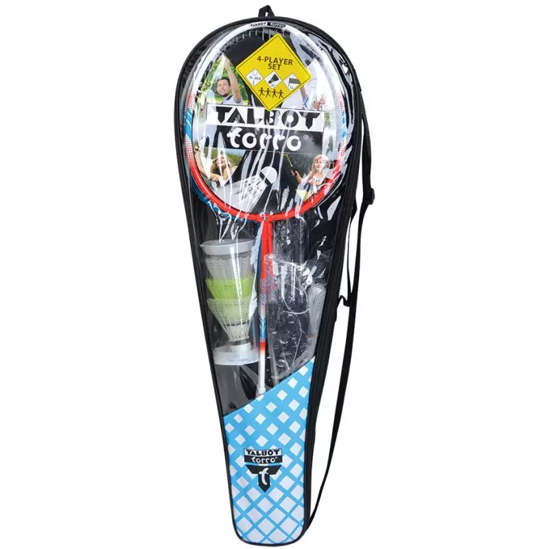 Talbot Torro 4 player badminton set 449408T