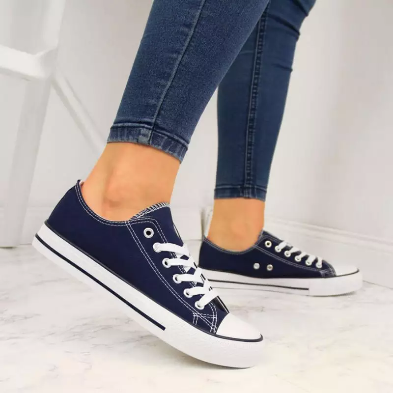 Low-top Atletico W ATC266B navy blue sneakers
