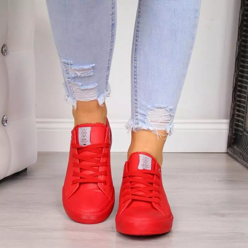 Cross Jeans W DD2R4032 red shoes