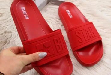 Rubber beach slippers Big Star W DD274A270 red