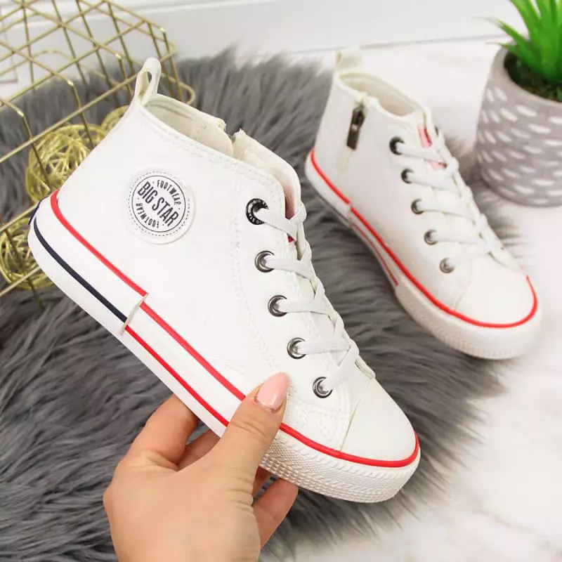 Sneakers in eco leather Big Star Jr II374004 white