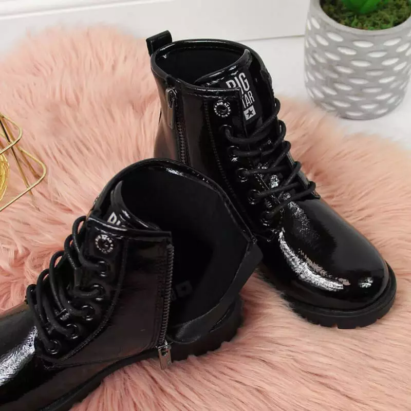 Girls' boots black Big Star Jr II374045