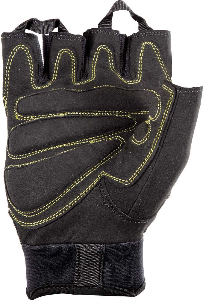 Γάντια Άρσης Βαρών AMILA Leather Μαύρο/Κίτρινο M