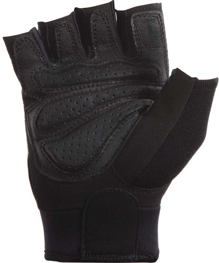 Γάντια Άρσης Βαρών AMILA Leather Μαύρο/Γκρι L