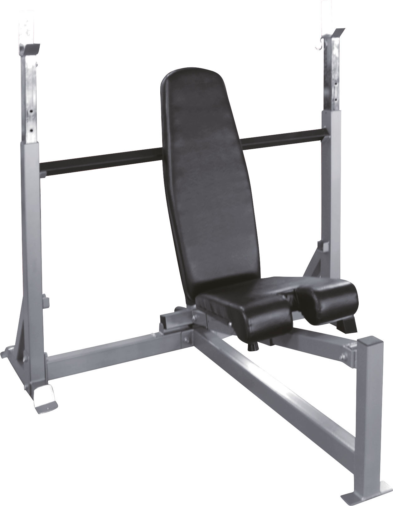 Adjustable olympic bench press