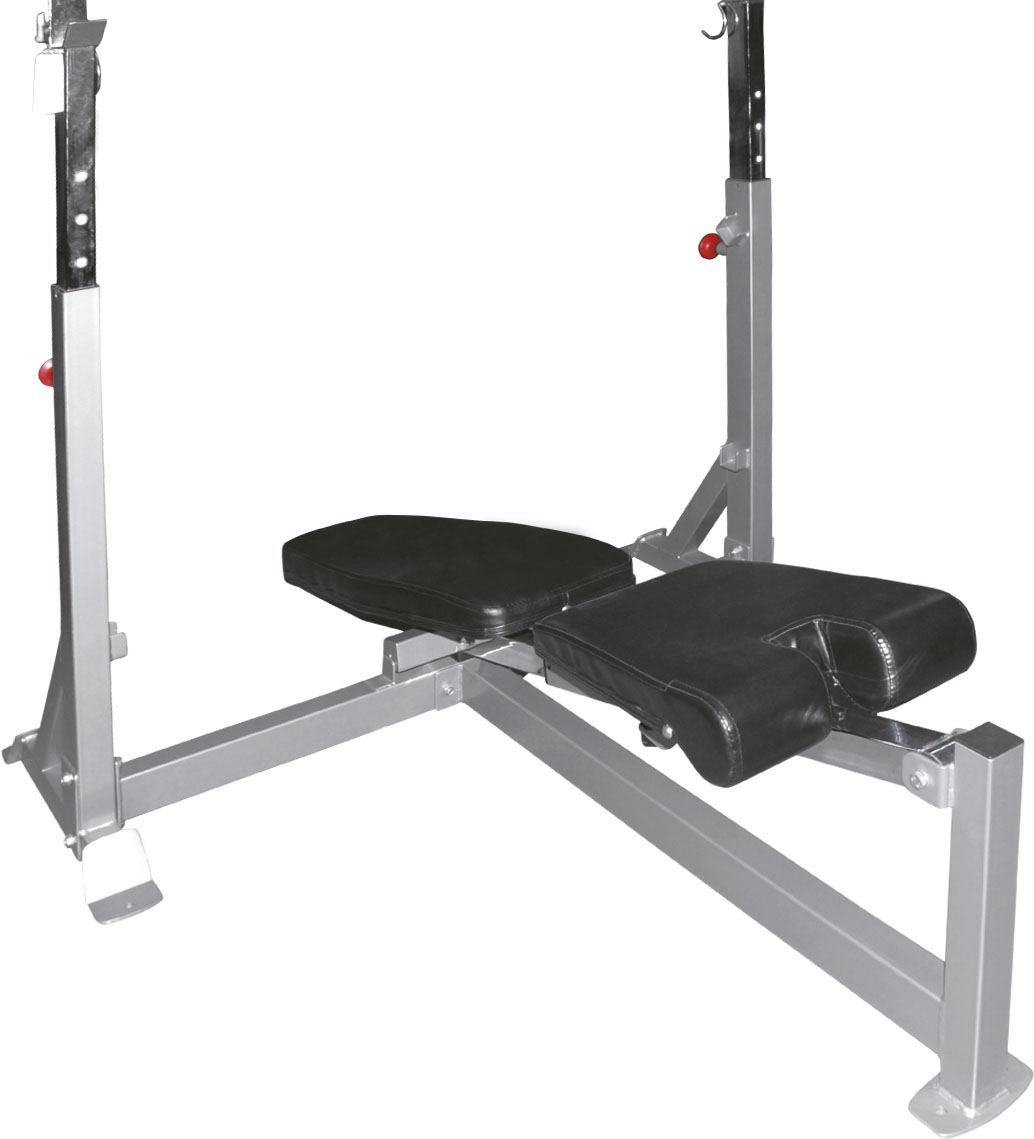 Adjustable olympic bench press