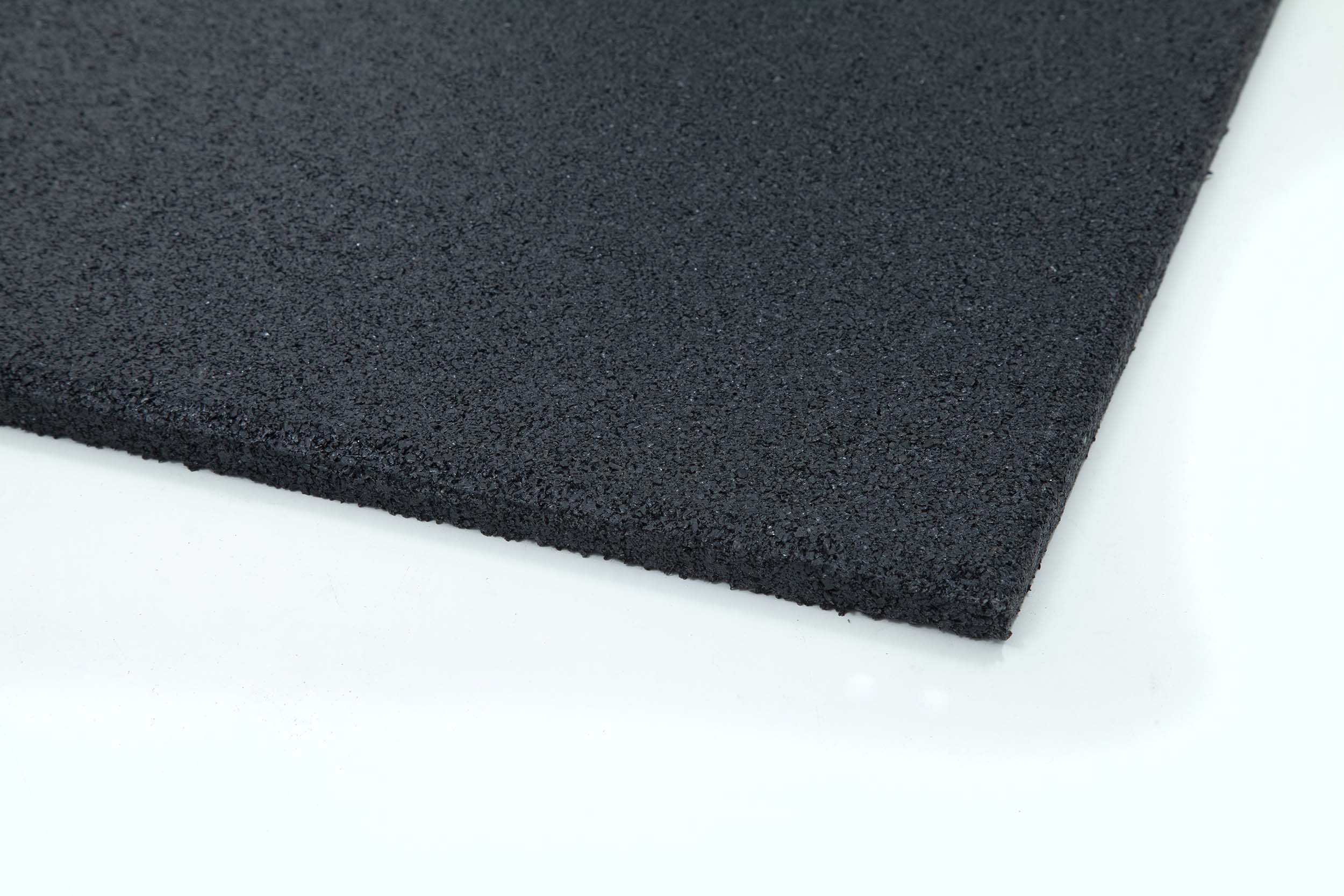Λαστιχένιο Πάτωμα BECROSS Πλακάκι 100x100cm 20mm Μαύρο