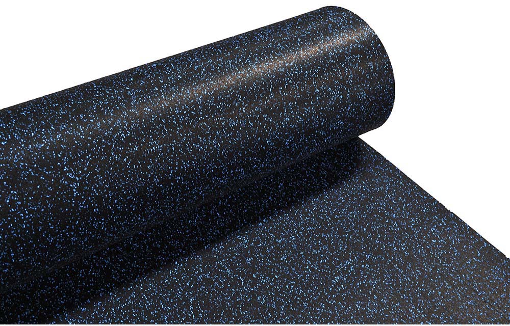 Λαστιχένιο Πάτωμα, Ρολό EPDM, 10×1,2m 8mm Blue Flecks