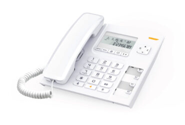 Ενσύρματο τηλέφωνο με αναγνώριση κλήσης Λευκό Τ56