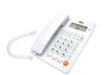 Ενσύρματο τηλέφωνο με αναγνώριση κλήσης Λευκό ΤΜ-PA117