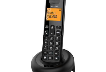 Ασύρματο  τηλέφωνο με δυνατότητα αποκλεισμού κλήσεων E160 EWE μαύρο