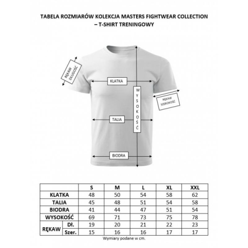 Masters Fightwear Collection “Warrior” training shirt M 06119-M