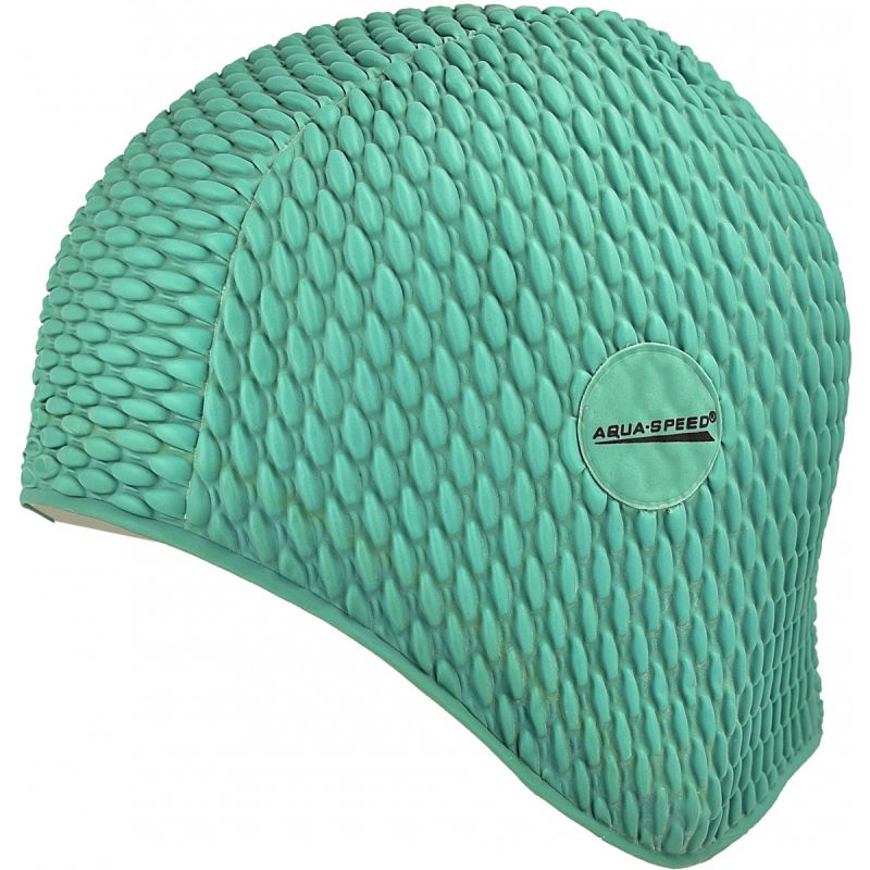 Swimming cap Aqua-Speed latex Bombastic 04 green