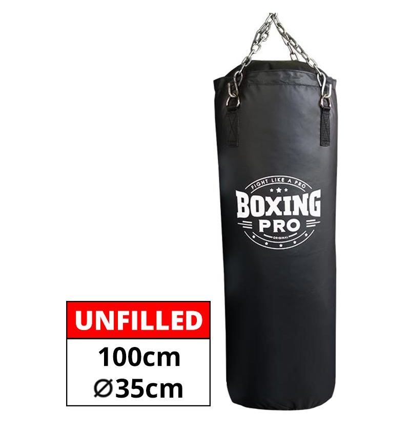 Άδειος Σάκος Πυγμαχίας Boxing Pro Challenger 100cm – Black