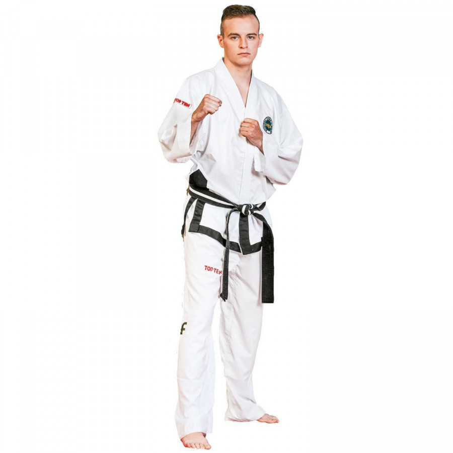Taekwon-do Στολή Master Dobok TOP TEN DIAMOND ITF Έγκριση