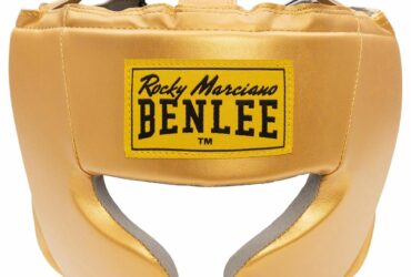 Κάσκα Πυγμαχίας Benlee Mike PU με Προστασία Στα Μάγουλα – Gold