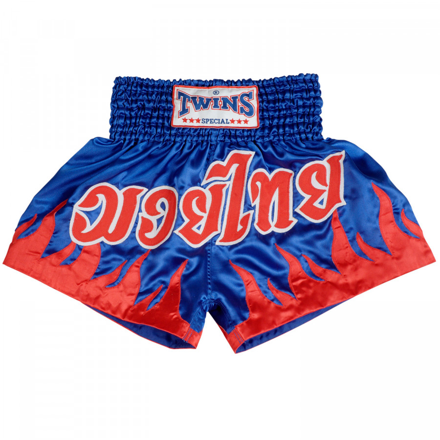 Σορτσάκι Twins Μπλέ Σατέν Red Flame