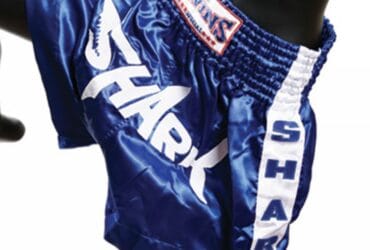 Σορτσάκι Kick Thai Twins Σατέν Shark Μπλε