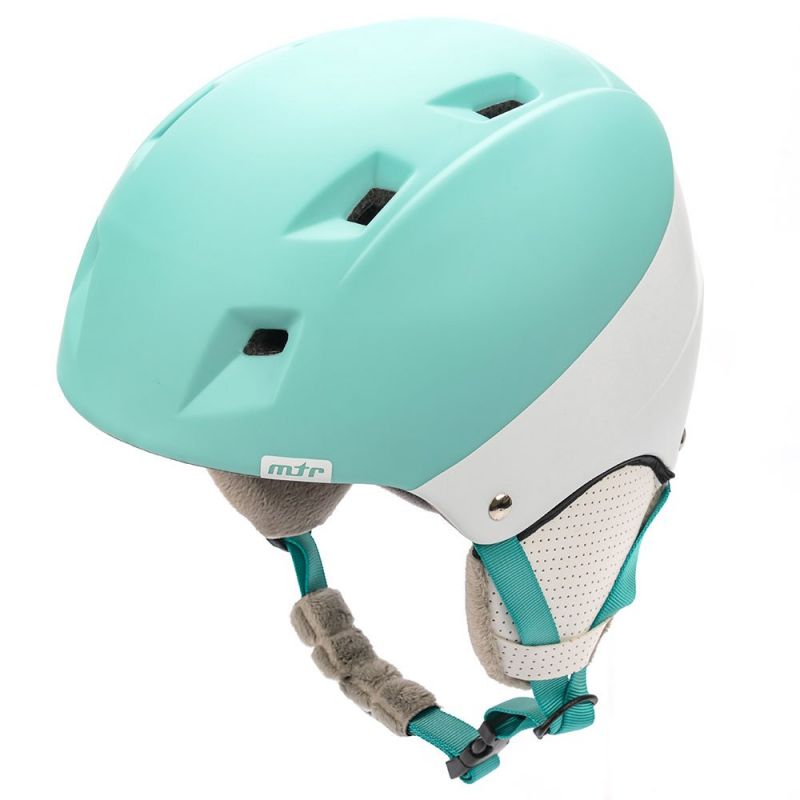 Meteor Kiona ski helmet light blue / white 24857