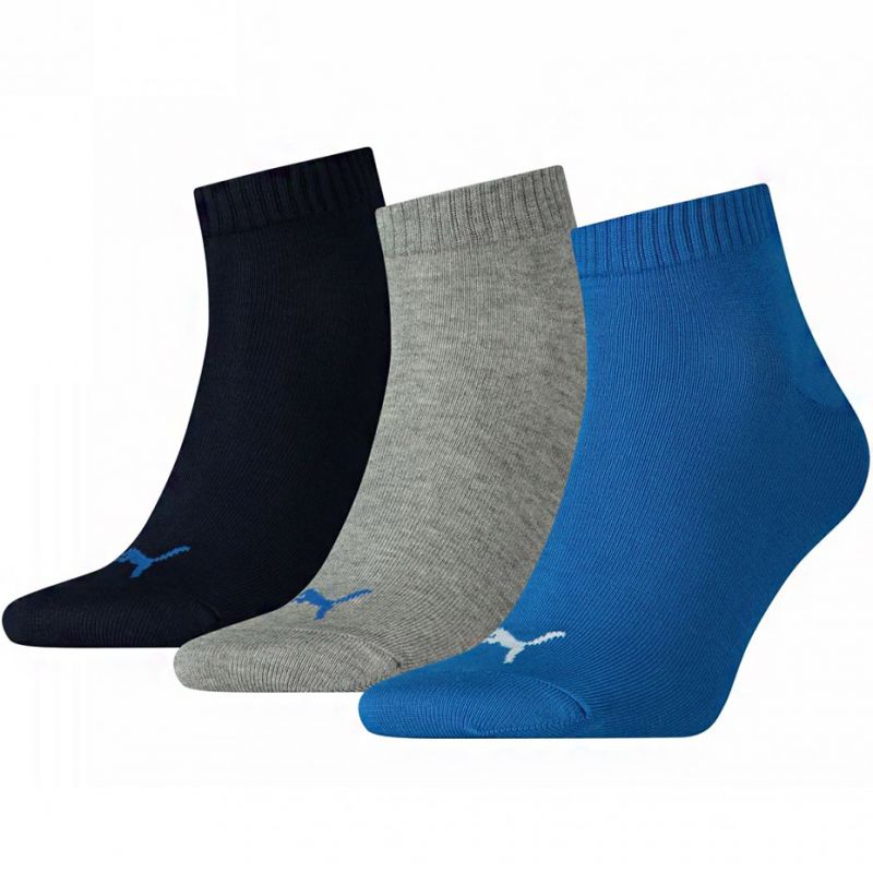 Puma Unisex Quarter Plain Socks 3 pairs 271080001 277