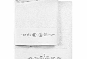 Σετ πετσέτες Art 3168  Σετ 3τμχ  Λευκό Beauty Home