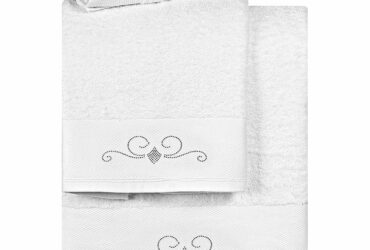 Σετ πετσέτες Art 3170  Σετ 3τμχ  Λευκό Beauty Home