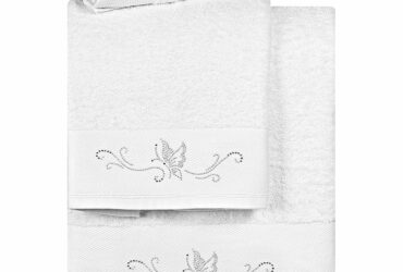 Σετ πετσέτες Art 3171  Σετ 3τμχ  Λευκό Beauty Home