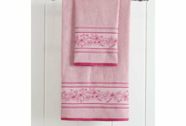 Πετσέτα μπάνιου Art 3225  70×140  Ροζ Beauty Home