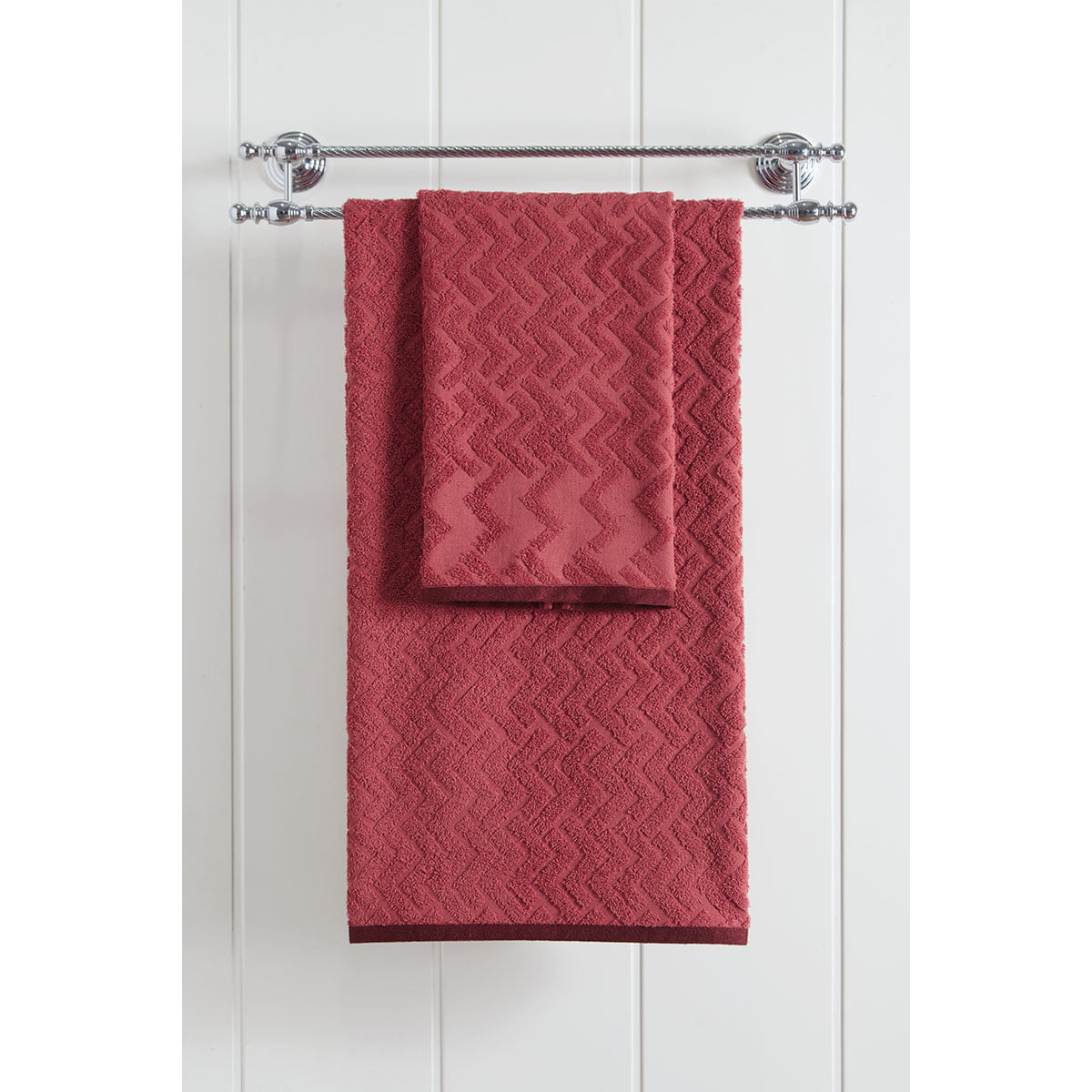 Πετσέτα μπάνιου Art 3238  70×140  Κόκκινο Beauty Home