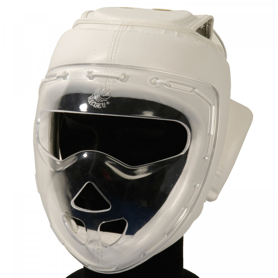 Κάσκα με προστατευτική μάσκα plexy glass