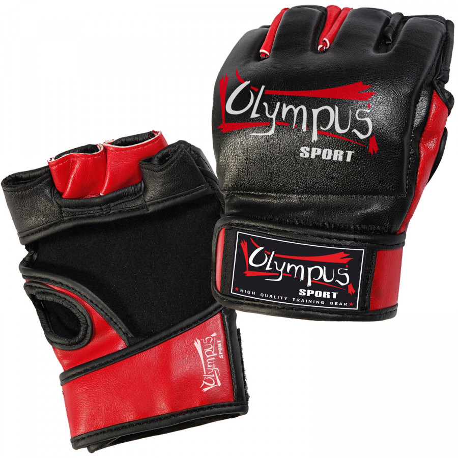 Mma γάντια Olympus Μάυρα Κόκκινα 4009409