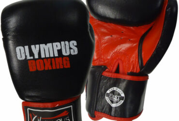 Πυγμαχικά Γάντια Olympus MUYATHAI Σχεδιασμό Μαύρο/Κόκκινο