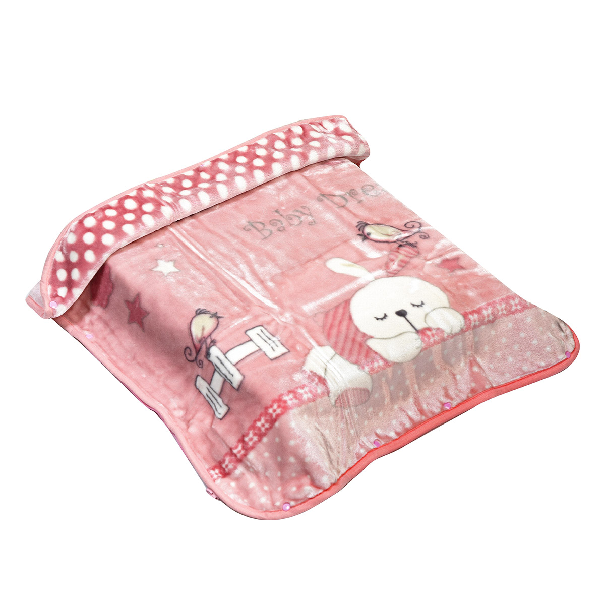 Κουβέρτα βρεφική – Υπνόσακος Art 5252 80×90 Ροζ Beauty Home